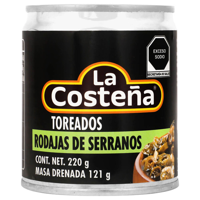 Chiles Serranos Toreados En Rodajas 