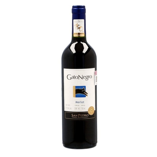 Vino Tinto Gato Negro - Merlot (750 ml)
