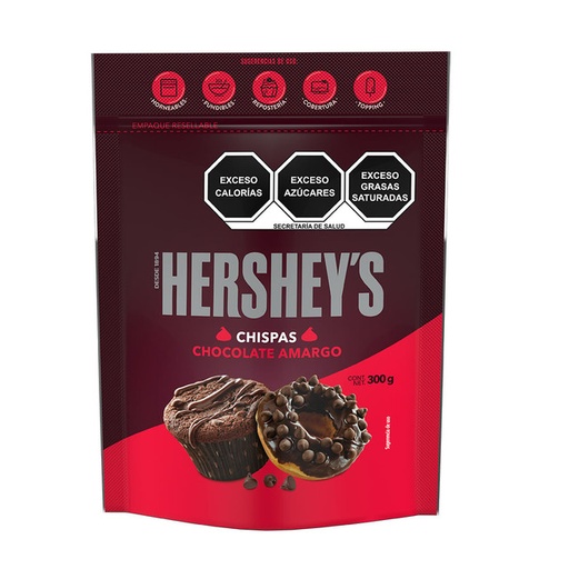Chispas De Chocolate Amargo Hersheys (300grs)