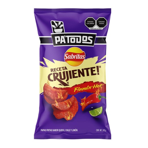 Sabritas Crujiente Flamin Hot (bolsa)