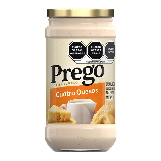Salsa Prego Pasta 4 Quesos 