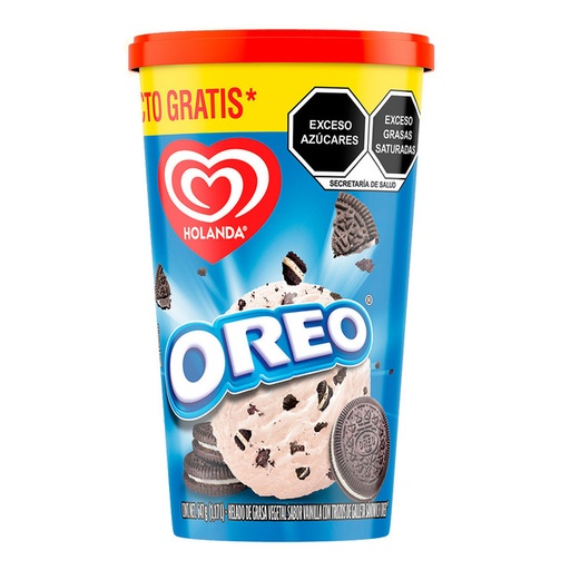 Helado De Vainilla Y Galleta Oreo (1lt)