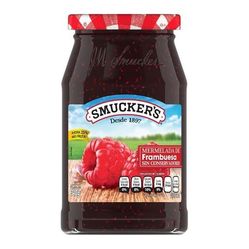 Mermelada De Frambuesa Smuckers (pz)