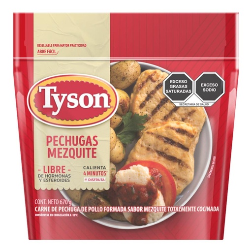 Pechuga Pollo Al Mezquite (670grs)